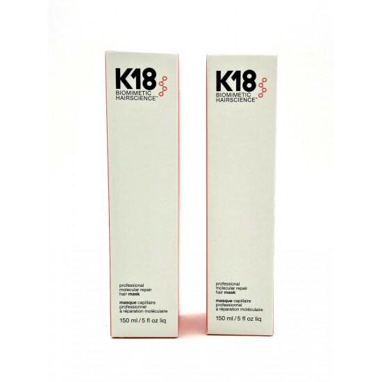 K18 Professional Molecular Repair Hair Mask 5 oz-2 Pack