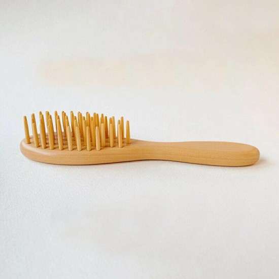 Japanese Satsuma Boxwood Hair Brush (Oval Large)