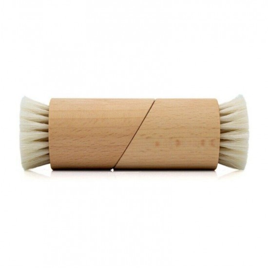 Customize Logo-Beech Wood Handle Woolen Bristle Brush Face Brush Makeup Tool