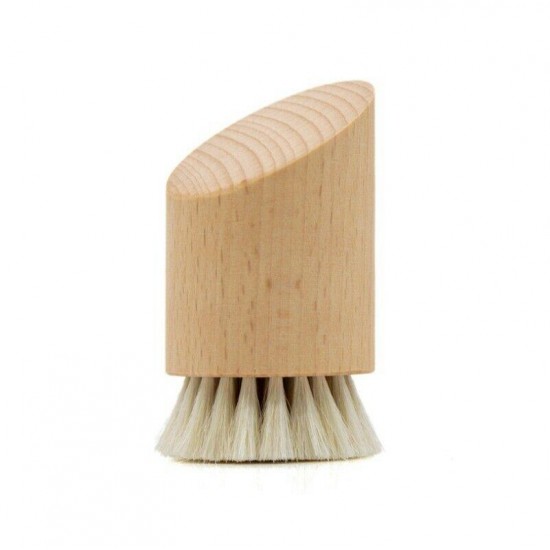 Customize Logo-Beech Wood Handle Woolen Bristle Brush Face Brush Makeup Tool