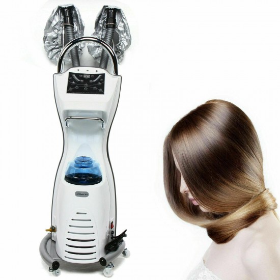 700W Stand Salon Equipment Anion Hair Color Processor Nano Hair Steamer Machine