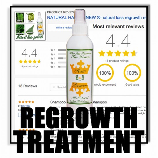 *NEW* WOMEN HAIR RENEW ® female hair growth regrowth treatment shampoo condition