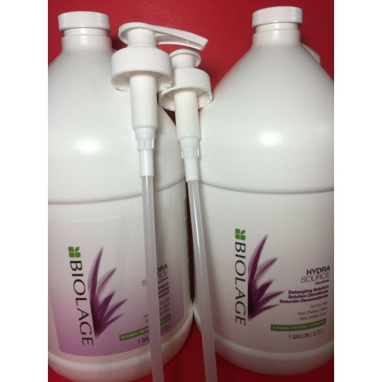 Matrix Biolage Hydra Source  Shampoo & Detangling Solution Gallons With Pumps