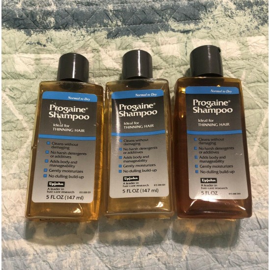 Progaine Volumizing Shampoo For Thinning Hair Lot Of 3 Creators Of Rogaine. RARE