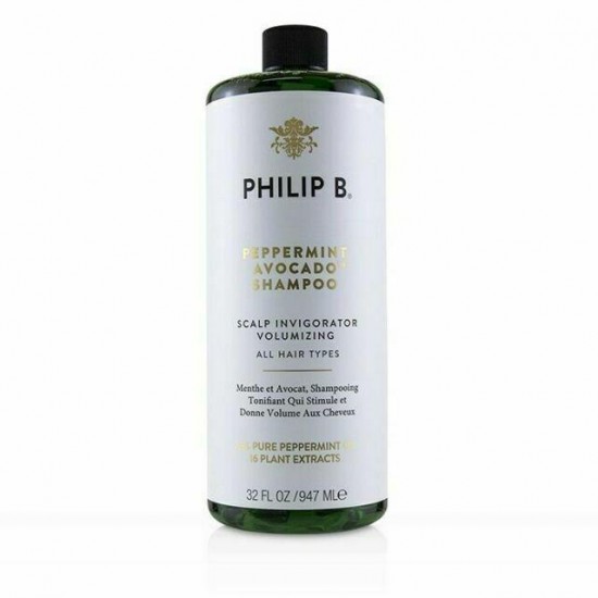 Philip B Peppermint Avocado Volumizing & Clarifying Shampoo 32 Oz