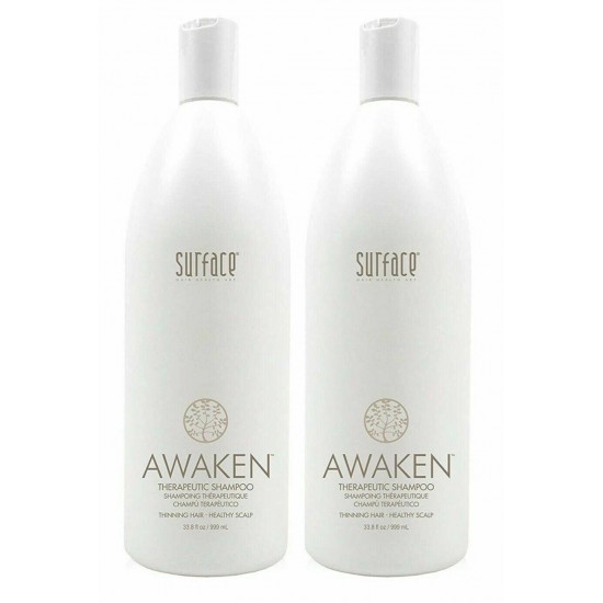 SURFACE AWAKEN Therapeutic Shampoo & Conditioner 33.8oz LITER DUO SET