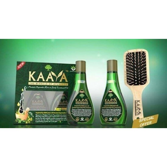 Kaaya Ayurvedic Hair Oil Control Hair Loss, Hair Fall, Dandruff 400ml Oil Bottle