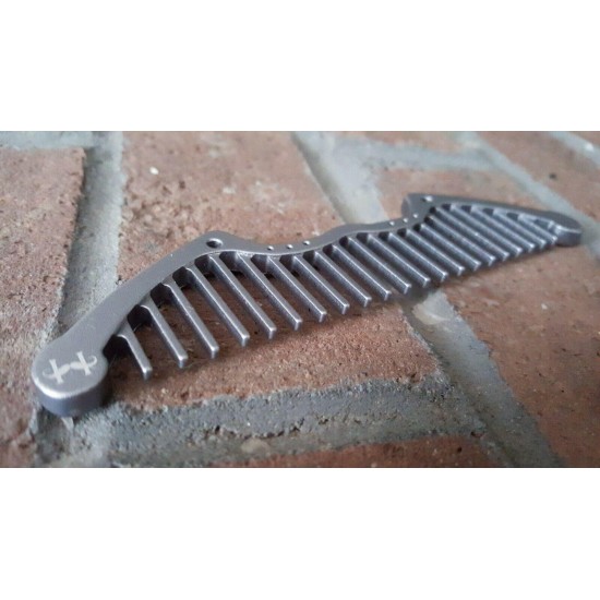 Closeout Lot Custom Anodized Aluminum Beard Combs - Barbershop Inventory