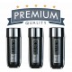 3x HAIR ILLUSION Hair Building Fibers-Unisex Hair Loss Thinning Treatment-BLACK