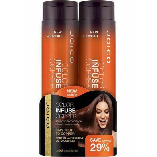 Joico Color Infuse Copper Shampoo & Conditioner 10.1 oz Duo