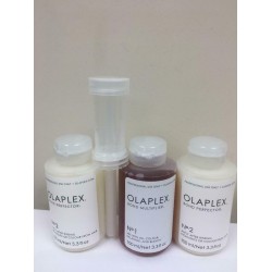 OLAPLEX KIT 3,3oz No.1 BOND MULTIPLIER AND No.2 BOND PERFECTOR WITH APLICATOR.