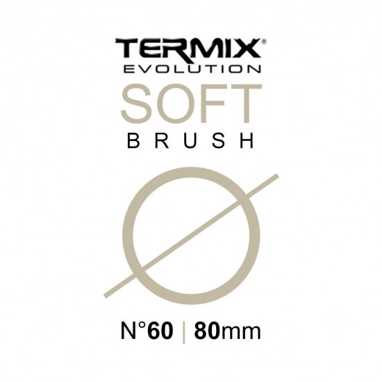 TERMIX Evolution SOFT Hair Brushes For Fine Hair - CHOOSE BRUSH SIZE