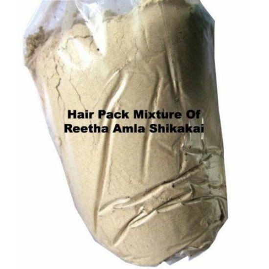 Natural Pure Retha Amla Shikakai Mix Powder Best For Hair Growth/Loss &Dandruff.