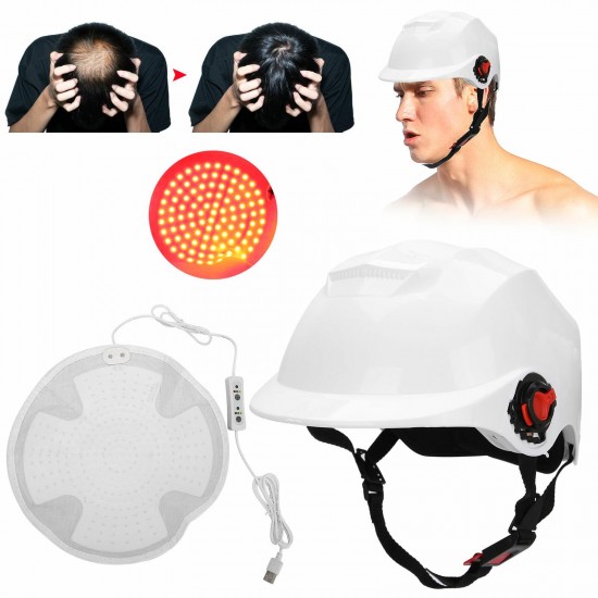 94pcs Lamp Beads Red Light Therapy Hair Loss Treatment Device Hair Growth Helmet