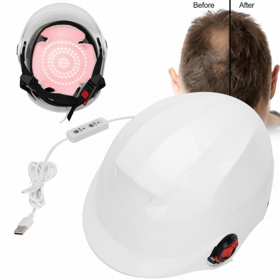 94pcs Lamp Beads Red Light Therapy Hair Loss Treatment Device Hair Growth Helmet