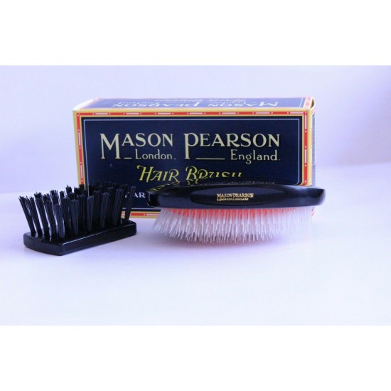 Mason Pearson NU2M Nylon Universal Military Hairbrush - Medium Size