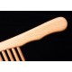 Customize Logo-Beech Wood Combs Wide Tooth Hair Comb Beard Care Comb Brush