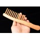 Customize Logo-Beech Wood Combs Wide Tooth Hair Comb Beard Care Comb Brush