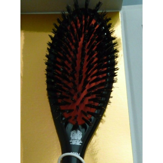 Kent Hairbrush CSFM Oval Cushion Boar Bristle Hair Brush - NEW