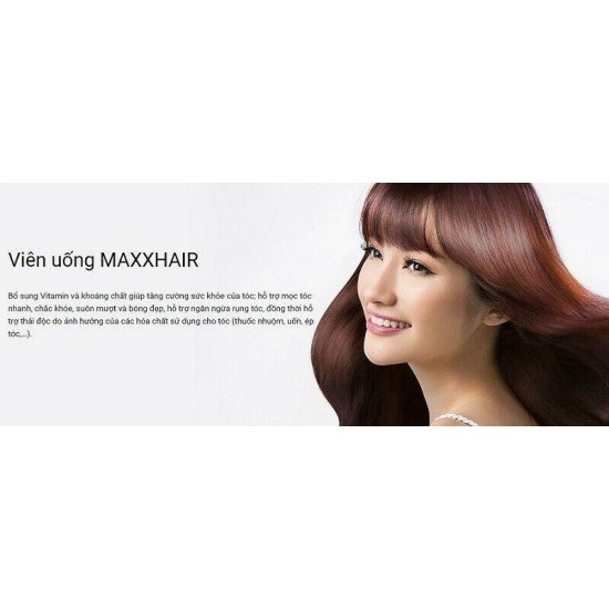 Maxxhair Vietnam Helps For Hair Strong Enhances, Prevent hair loss