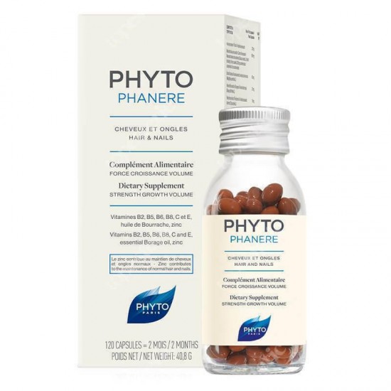 PHYTO??- PHYTOPHANERE Hair & Nails 120/240/360/600 caps Strength Growth Volume