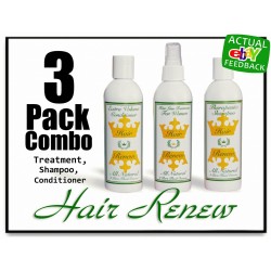 HAIR RENEW 3 COMBO women hair loss regrowth treatment shampoo conditioner dercos