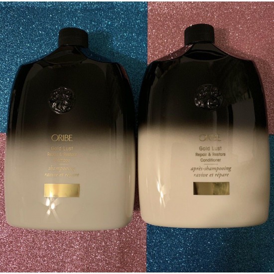 Oribe Gold Lust Repair & Restore Shampoo and Conditioner 33.8oz/ 1L.NEW W/O BOX