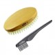 MG3 Finest Men's Hair Brush & Beard Brush for Skin MG3 + Hairbrush Cleaner