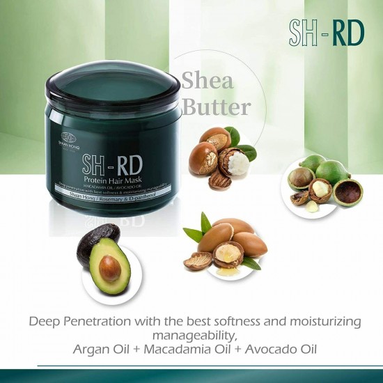 SH-RD Protein Hair Mask Cream MACADAMIA OIL AVOCADO OIL ARGAN OIL 13.53 Oz (400m