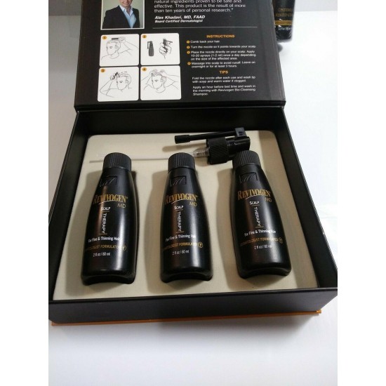 Revivogen MD Scalp Therapy Six Month Supply Set Fine & Thinning With Conditioner