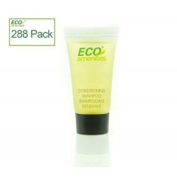 ECO AMENITIES Travel Size 0.75oz Hotel Shampoo and Conditioner Bulk, Clear,...