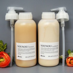 WITH PUMPS Davines NOUNOU Nourishing Shampoo and Conditioner 33.8oz / 1000ml