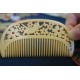 Japanese hair comb Tsuge Boxwood Cat design handmade with Camellia Oil JAPAN F/S