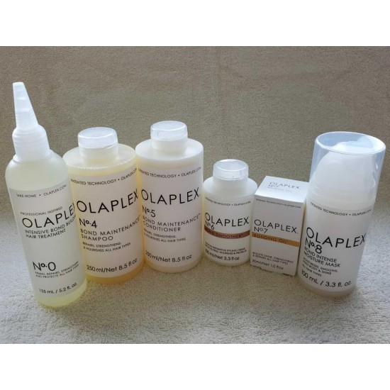 Olaplex No.0, No.4, No.5, No.6, No.7 and Olaplex No.8. NEW SET !!!