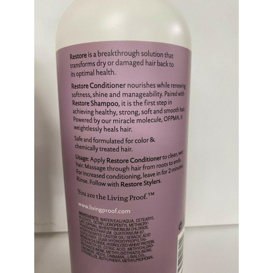 living proof restore shampoo & conditioner liter DRY DAMAGED HAIR