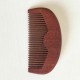 Cutomize Logo-Red Wood Beard Fine Tooth Beard Care Combs Wooden Comb