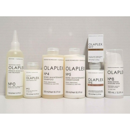 Olaplex No.0 No.3 No.4 No.5 No.6 No.7 and No.8 Full SET, Authentic Sealed !!