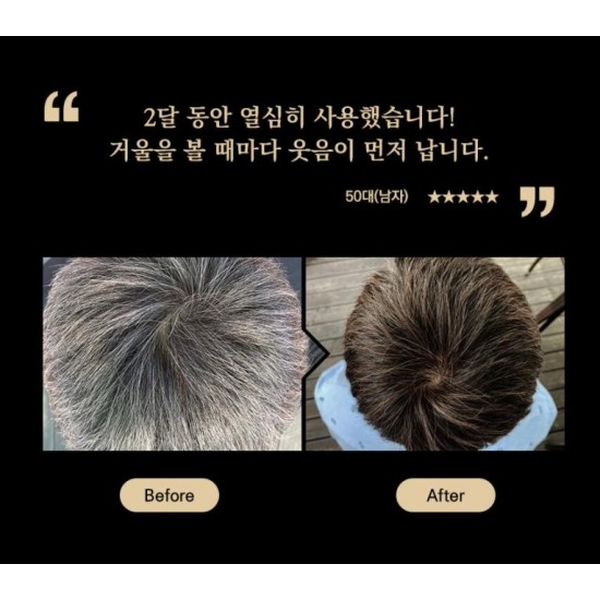 MODAMODA Pro Change Black Shampoo 300g x 2ea Darkening Gray Hair K-Beauty