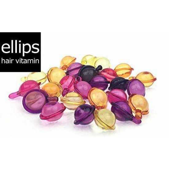 Ellipse Ellips Hair Vitamin Hair Treatment 50 Tablets Bottle Brown Set of 5