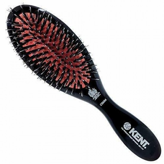 CSMM Classic ShineOval Cushion Straightening Brush - Natural Black  Medium