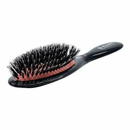 CSMM Classic ShineOval Cushion Straightening Brush - Natural Black  Medium