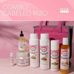 Kit to Moisturize and Repair Curly Hair / Combo Cabello Rizo. Hair. Growth.Domin