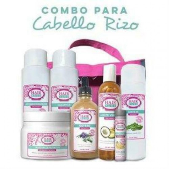 Kit to Moisturize and Repair Curly Hair / Combo Cabello Rizo. Hair. Growth.Domin