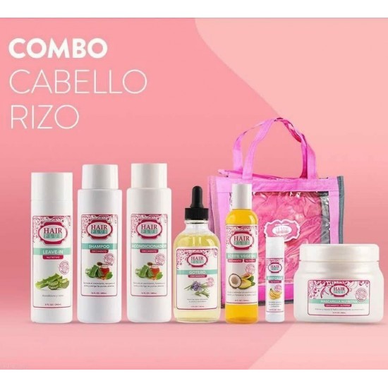 Kit to Moisturize and Repair Curly Hair / Combo Cabello Rizo. Hair. Growth.Domin