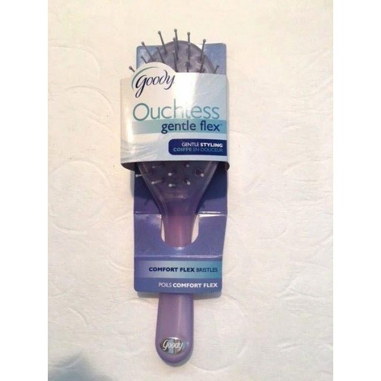 NEW Goody Ouchless Gentle Hair Brush Comfort Flex Purple 2009 Comfortips 88168