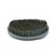 Men Wood handle boar bristle beard brush elliptic surface Black Great Bend Hard