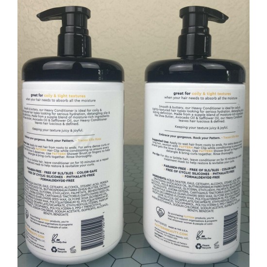 Pattern Heavy Conditioner For Coilies 29 Fl.Oz Blend Of Avocado Oil Shea 2-pack.