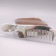 1pcs Pure Silver 999 Hair Comb Real Silver Hair Comb Handle Silver Comb Flower