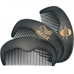 Beard Care Comb Fine Tooth Black Beard Combs Wooden Comb Custom LOGO