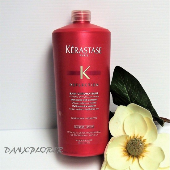 WITH PUMPS KERASTASE REFLECTION BAIN AND FONDANT CHROMATIQUE 1000ml or 34oz